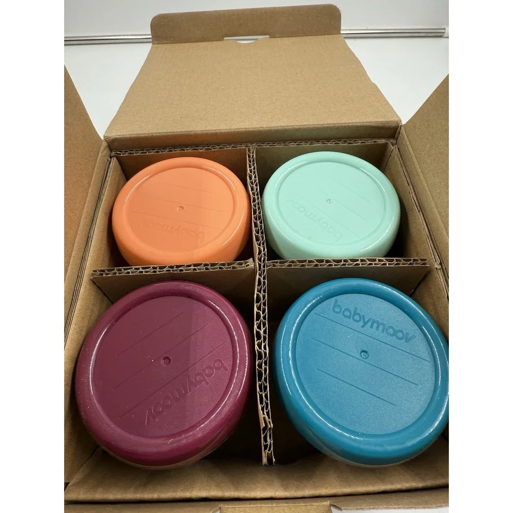 Glass Baby Food Storage Jars -‎ 8 Packs, Freezer & Dishwasher Safe